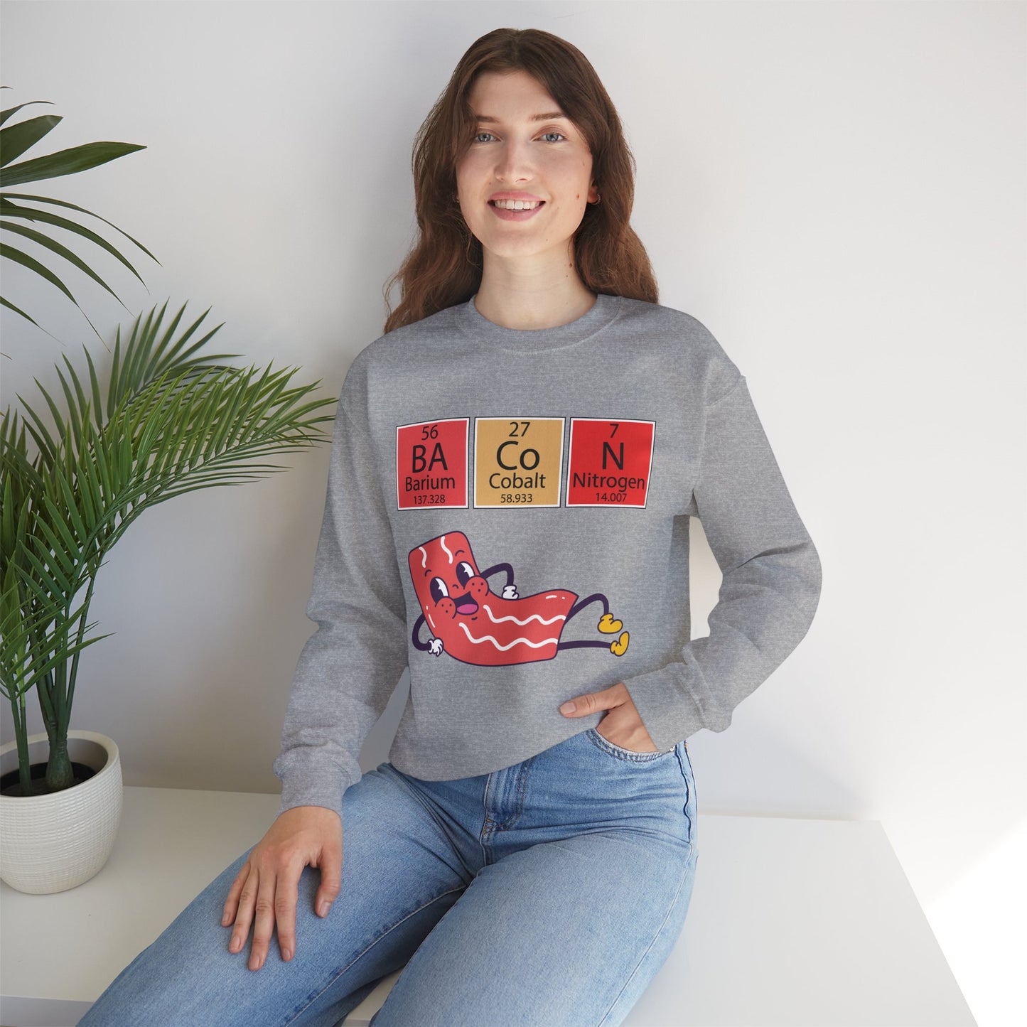 "Bacon" Unisex Heavy Blend™ Crewneck Sweatshirt