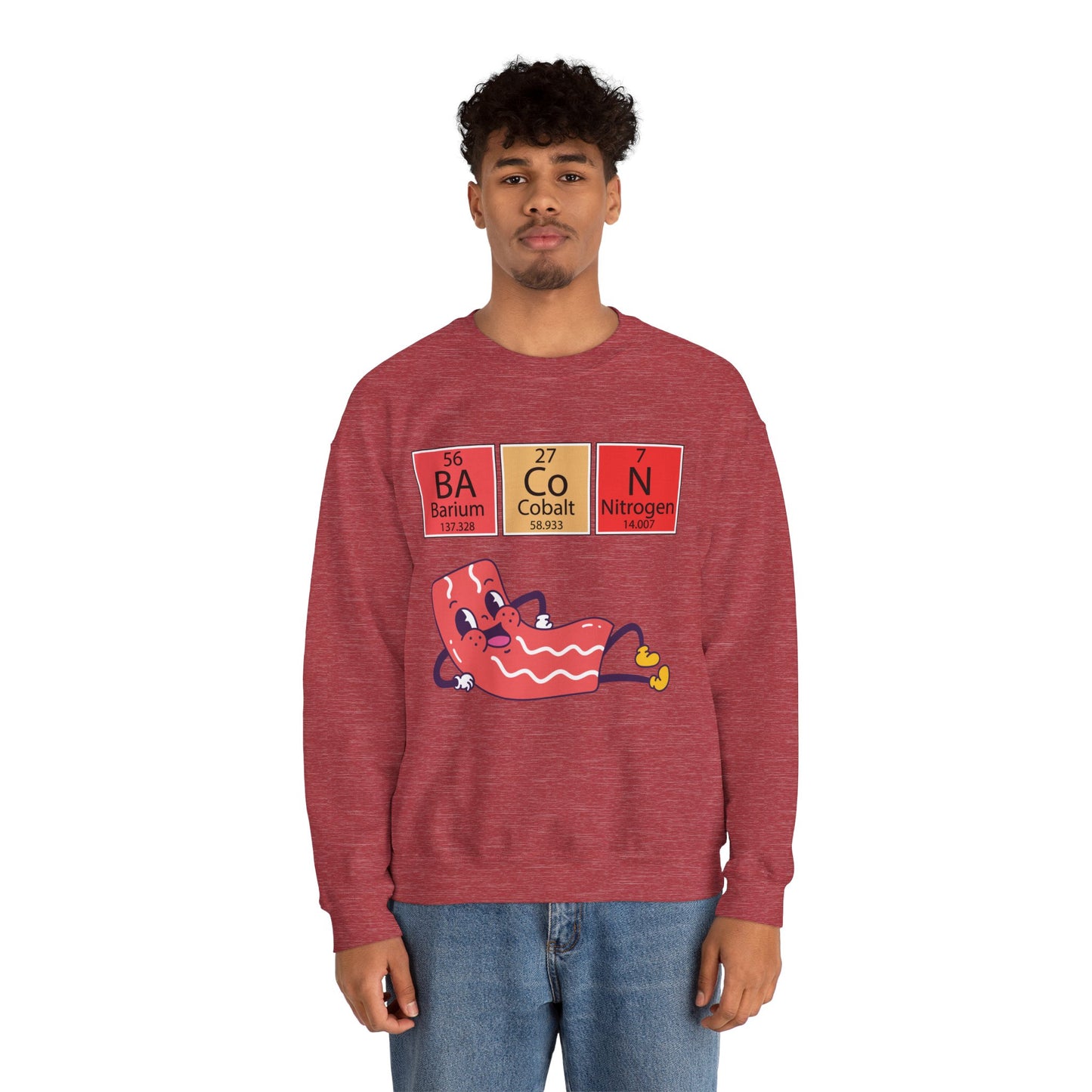 "Bacon" Unisex Heavy Blend™ Crewneck Sweatshirt