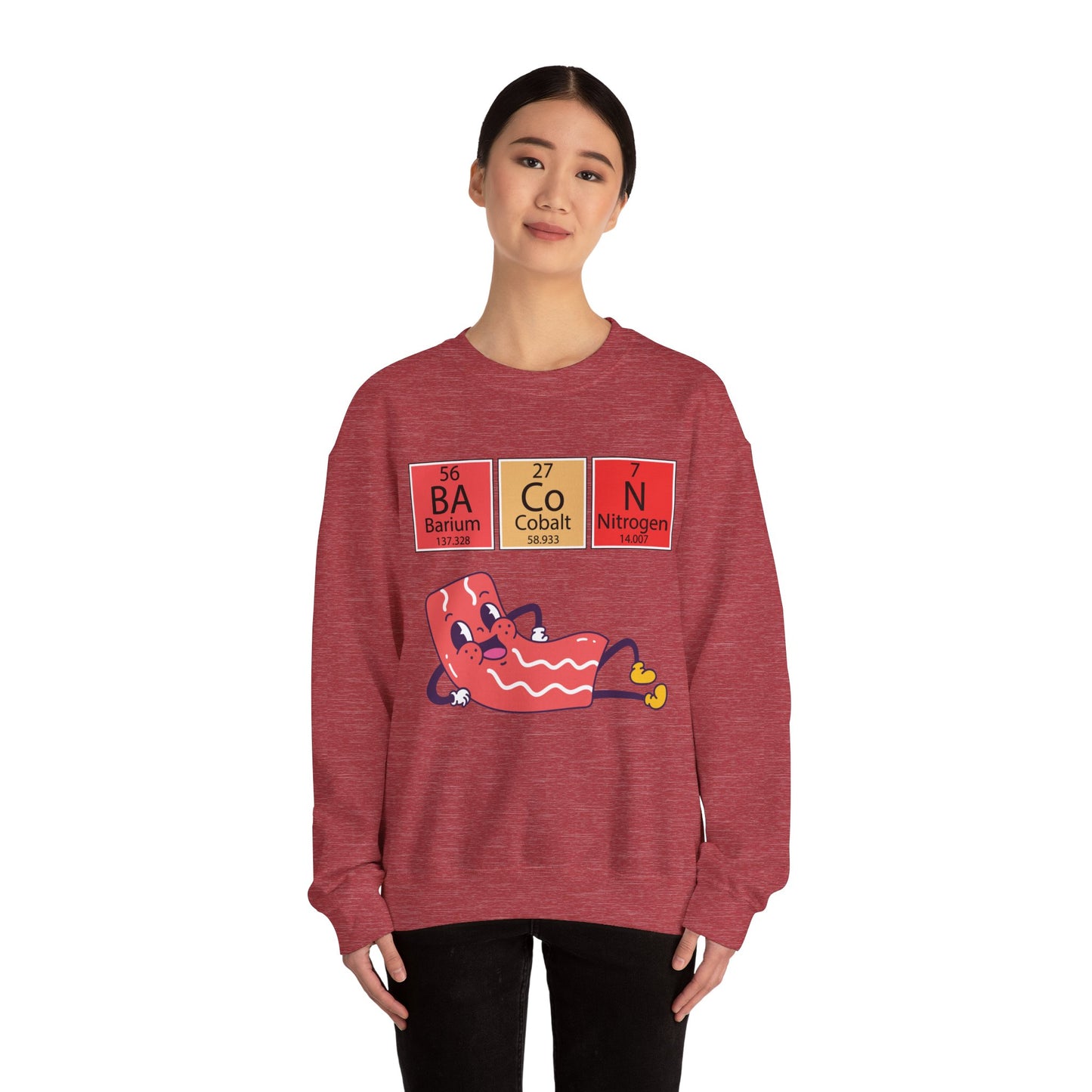 "Bacon" Unisex Heavy Blend™ Crewneck Sweatshirt