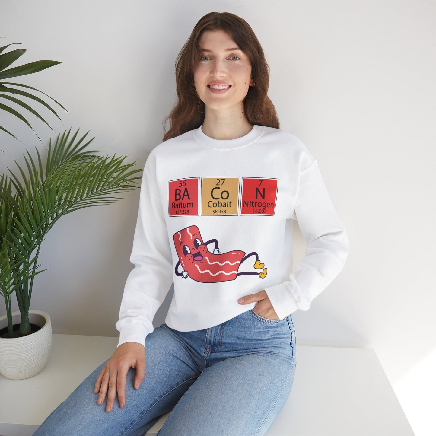 "Bacon" Unisex Heavy Blend™ Crewneck Sweatshirt